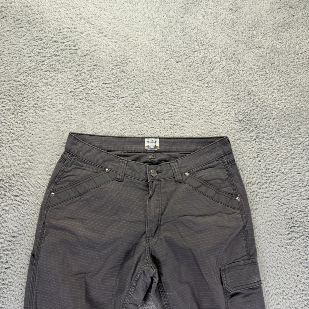 Ridgecut Pant Womens 14 Gray Cargo Straight Workwear Ripstop Utility Stretch - Picture 2 of 12